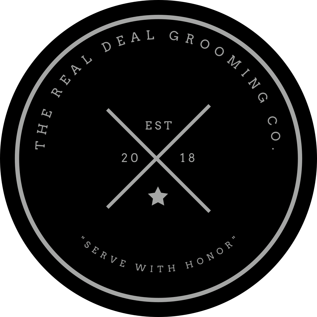 The Real Deal Grooming Co.'s logo