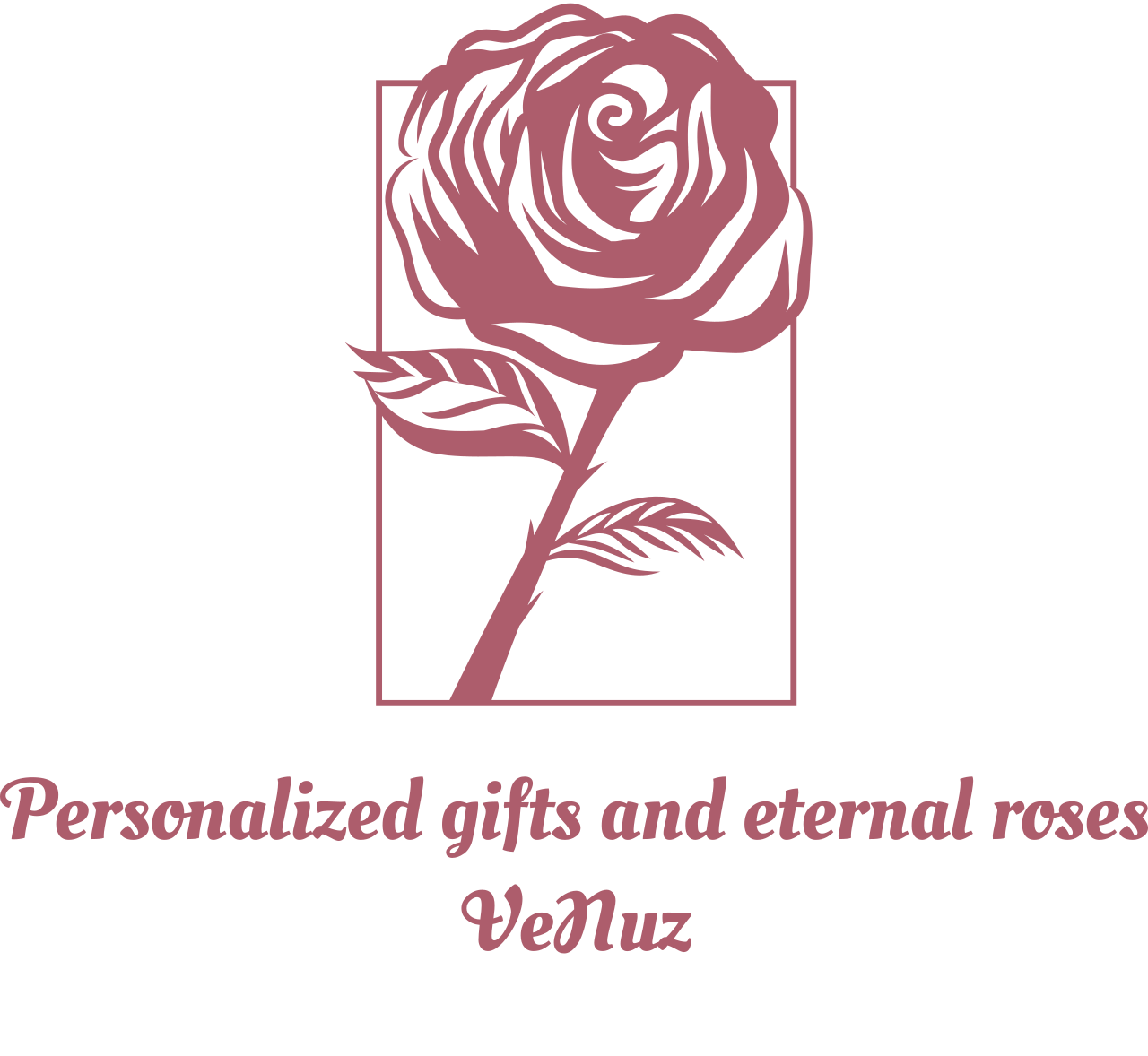 Personalized gifts and eternal roses
VeNuz's logo