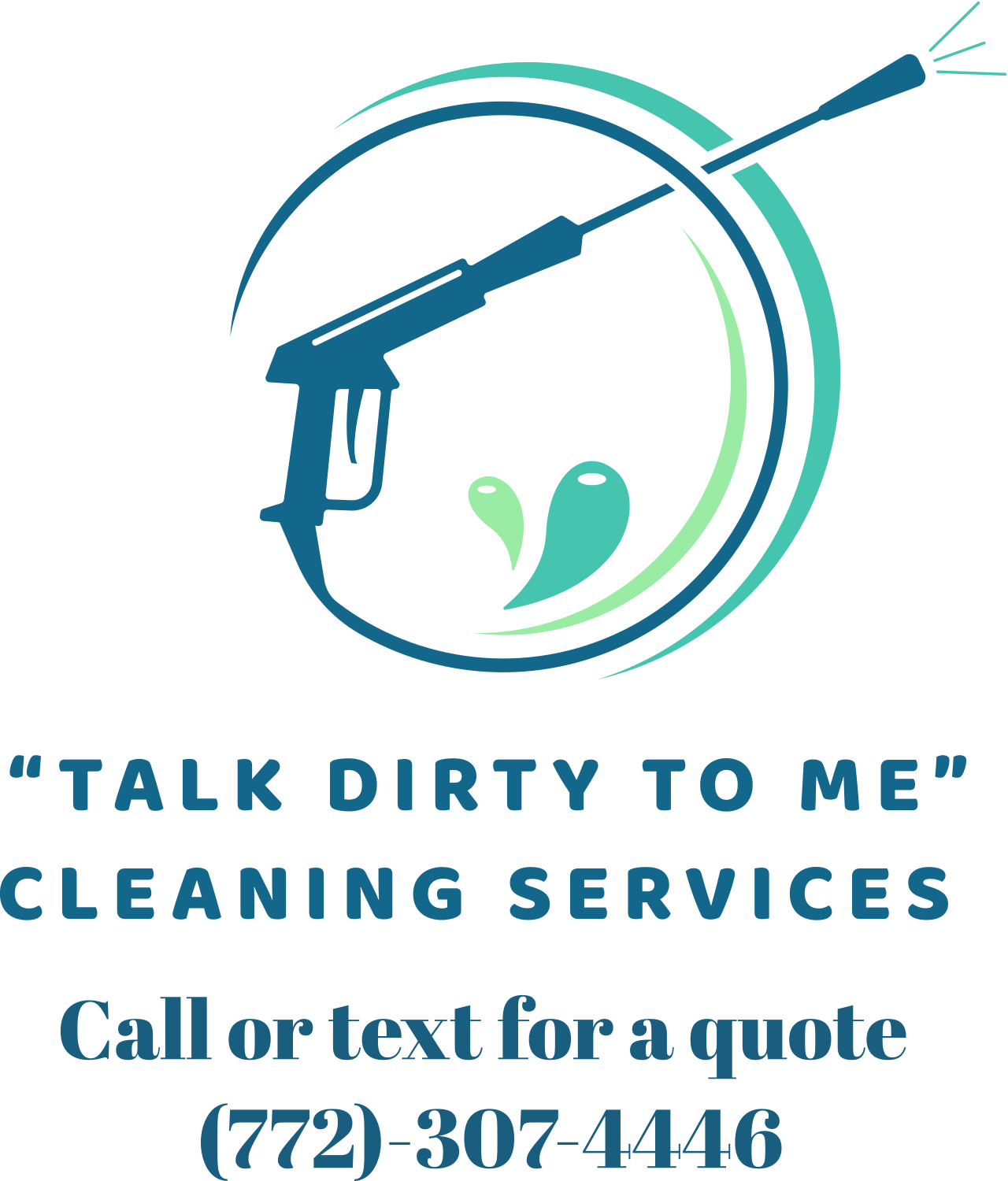 “TALK DIRTY TO ME”
CLEANING SERVICES 's logo