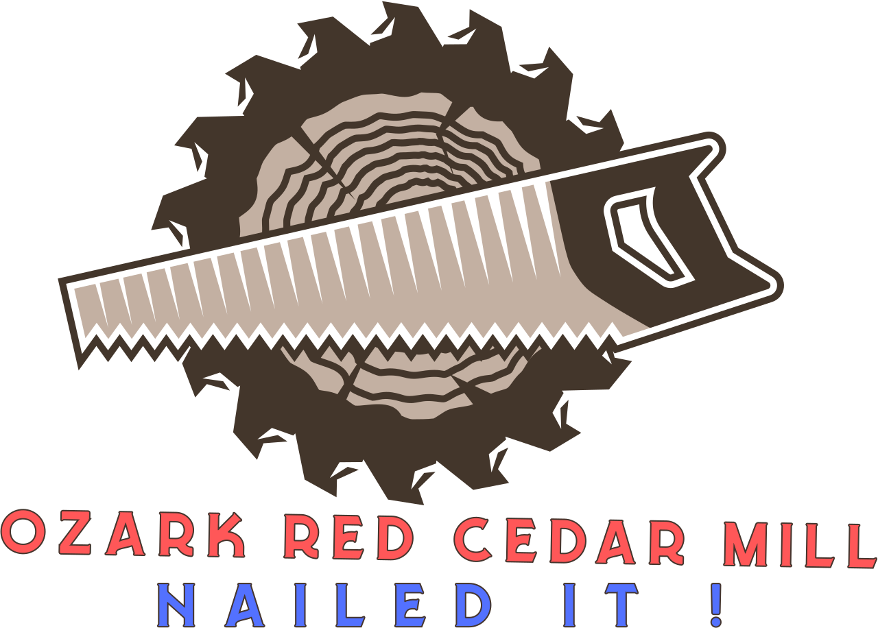 Ozark REd cedar mill's logo