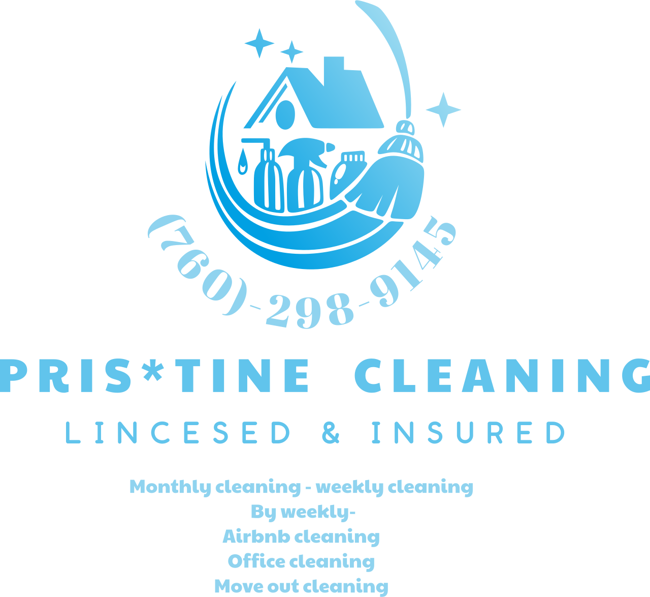 Pris*tine  cleaning 's logo