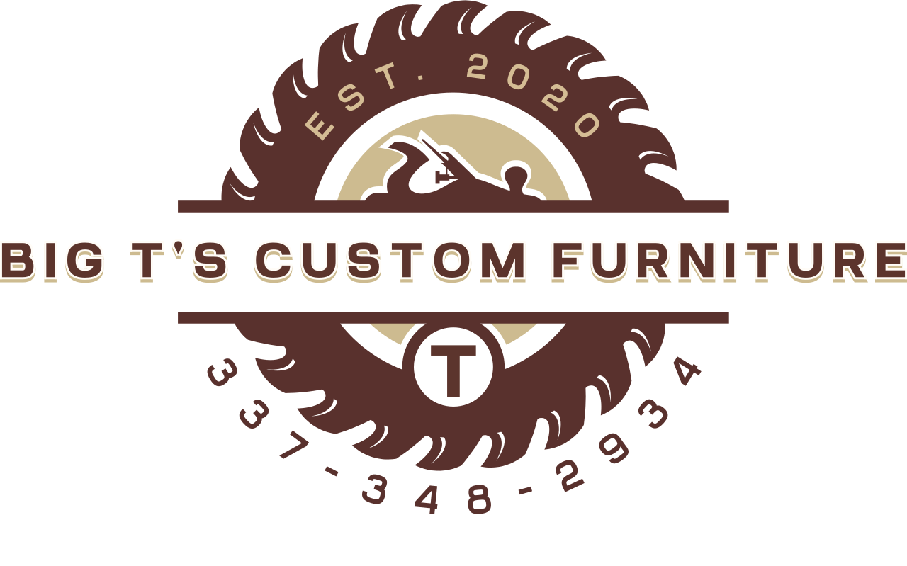 big T'S custom furniture's logo