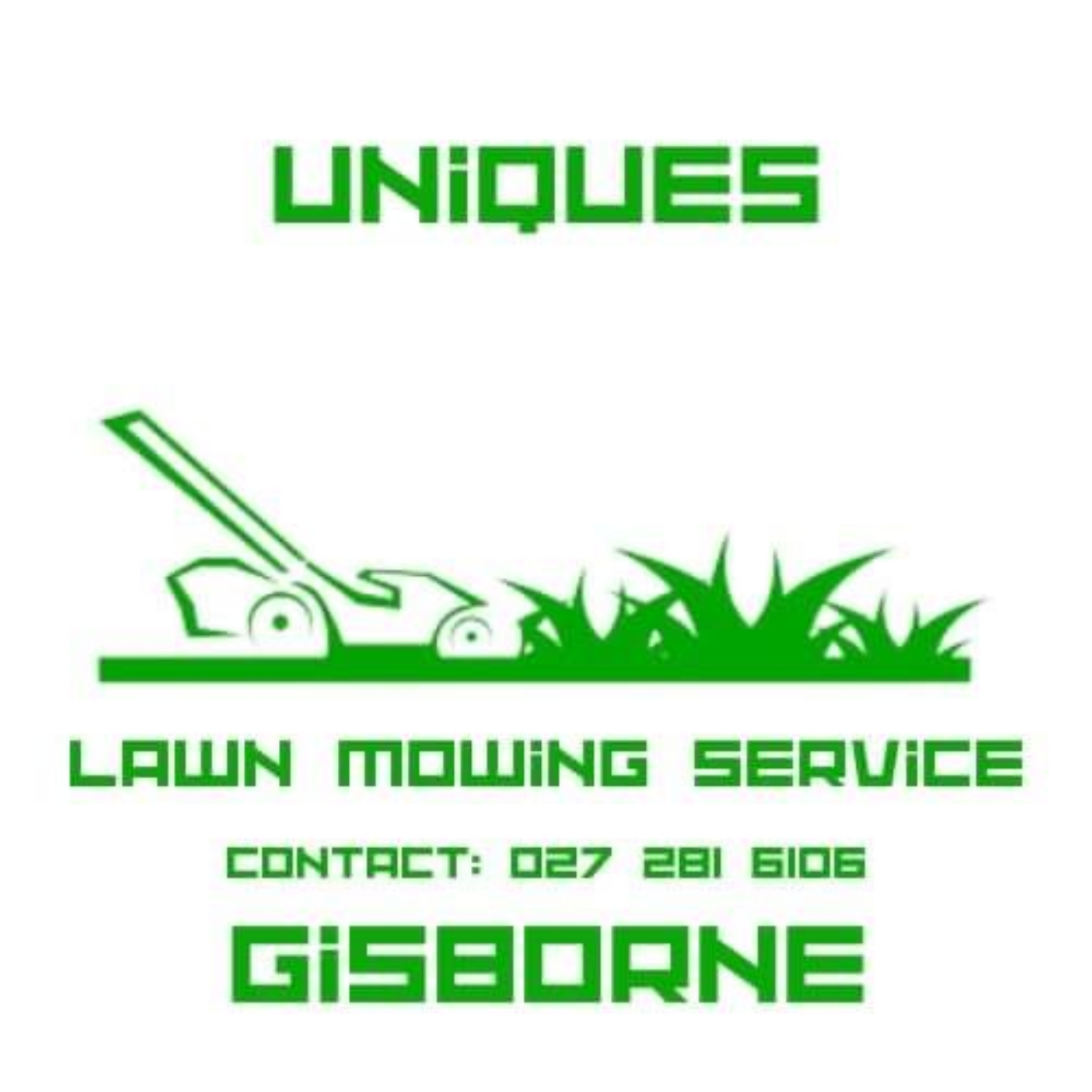 UNIQUE LAWN MOWING SERVICES GISBORNE's logo