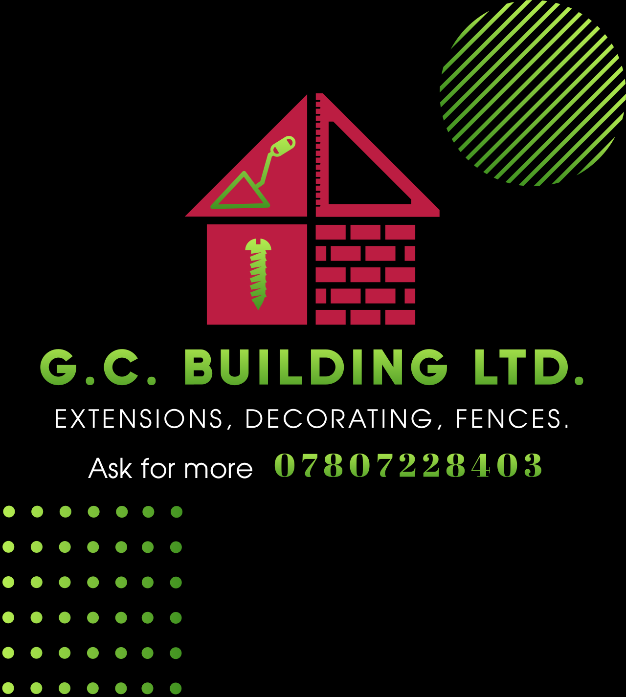 G.C. building Ltd.'s web page