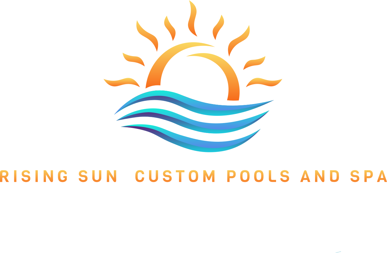 RISING SUN  CUSTOM POOLS AND SPA's logo