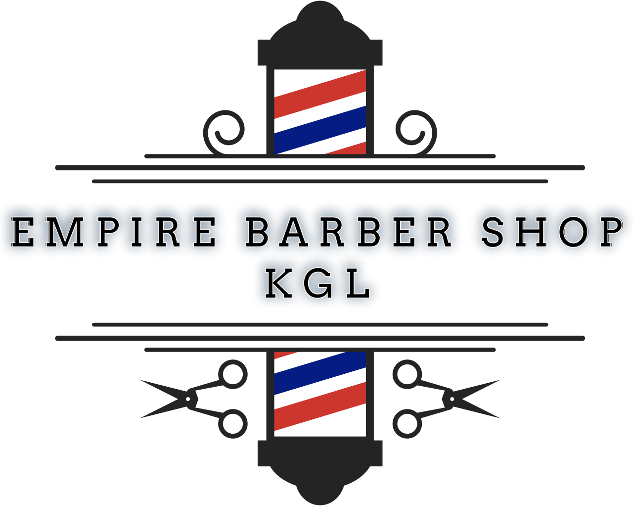 empire barber shop
kgl's logo