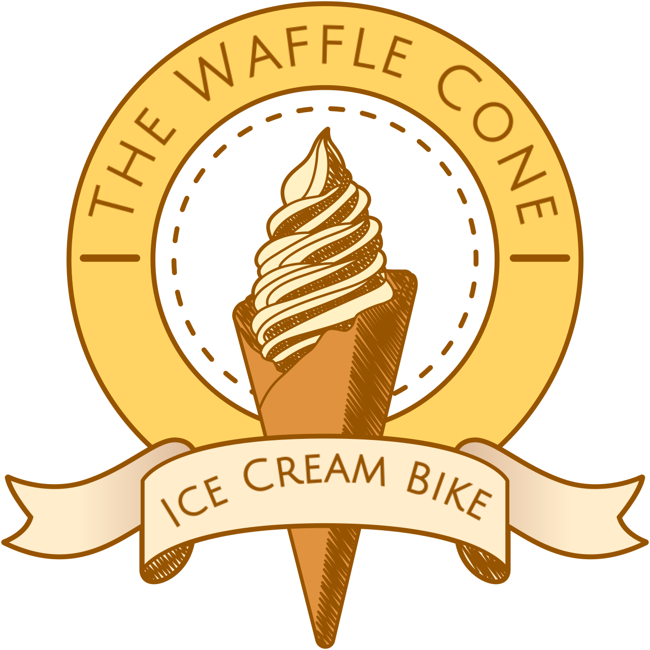 The Waffle Cone's logo