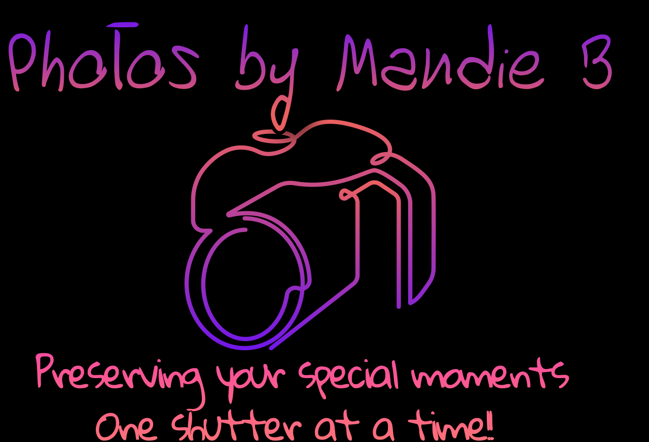 Photos by Mandie B's logo