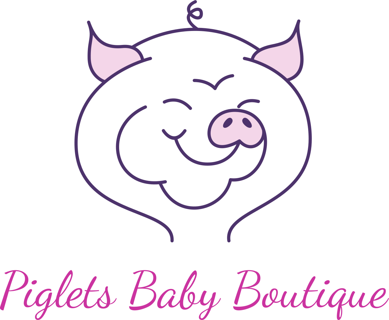 Piglets Baby Boutique's web page