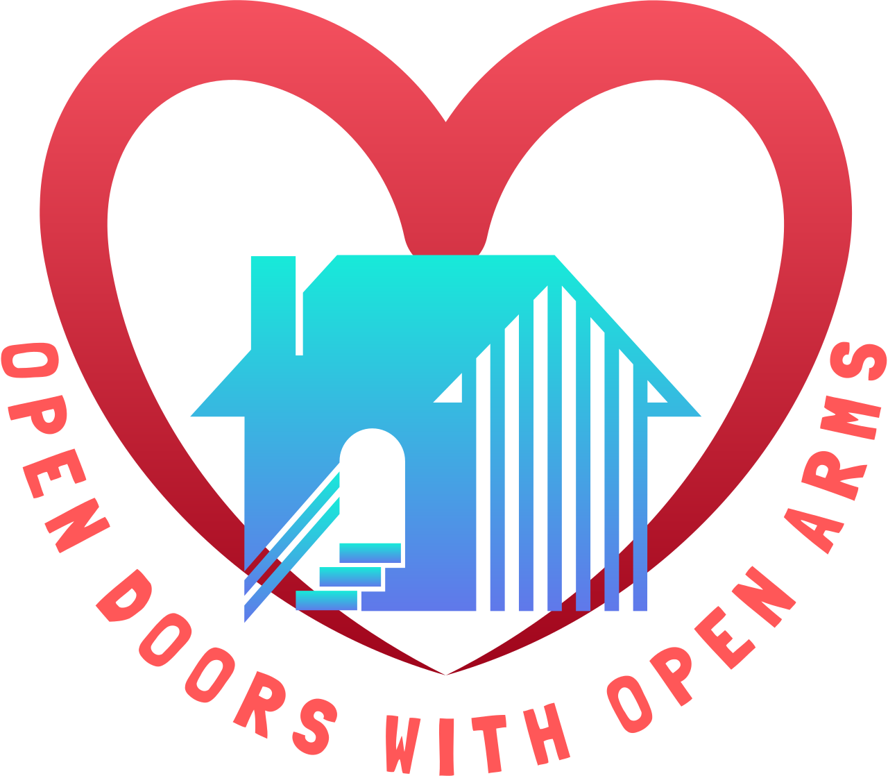 OPEN DOORS WITH OPEN ARMS's logo