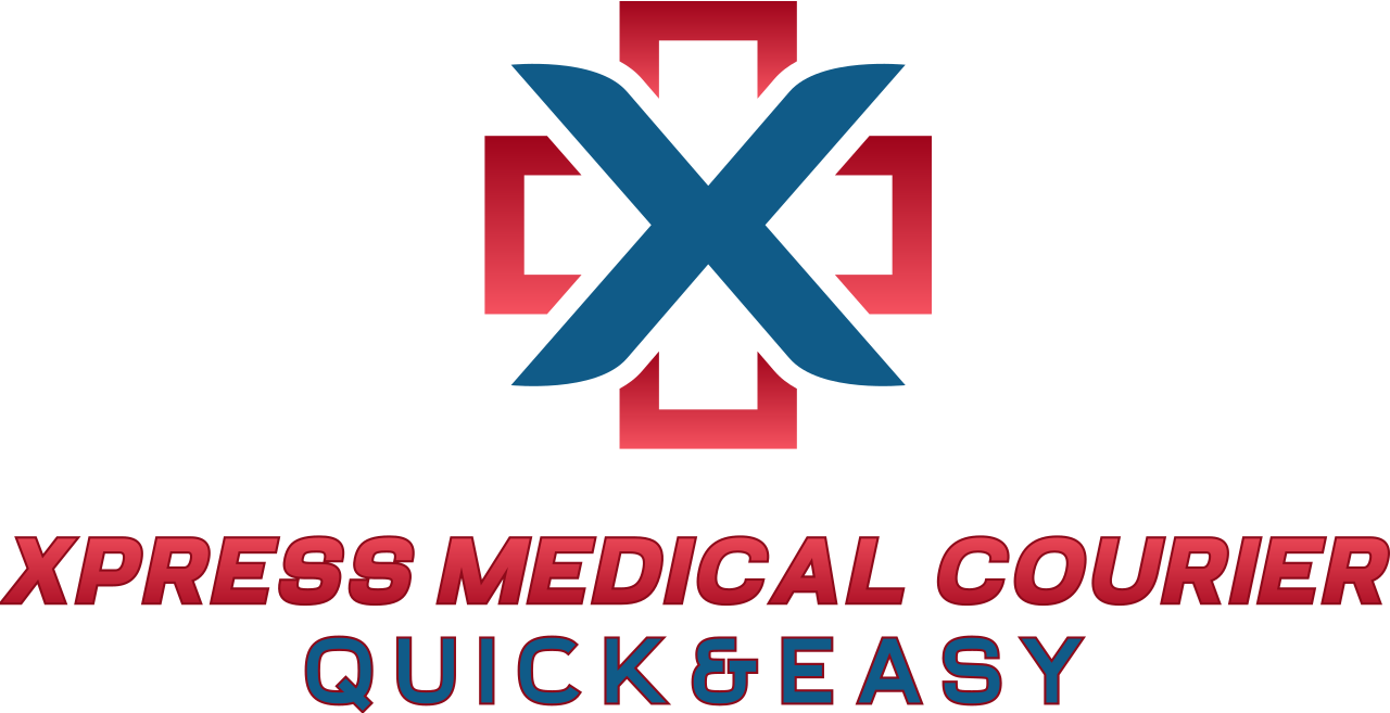 xpress medical courier 's logo