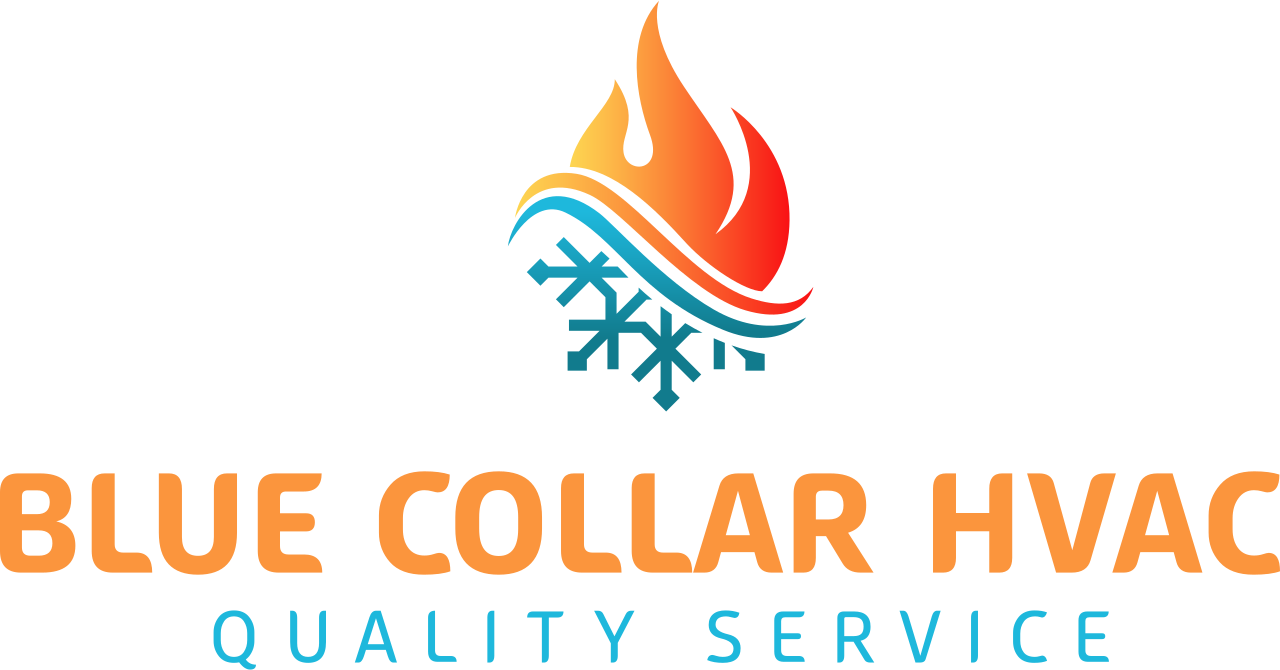 Blue collar HVAC 's logo
