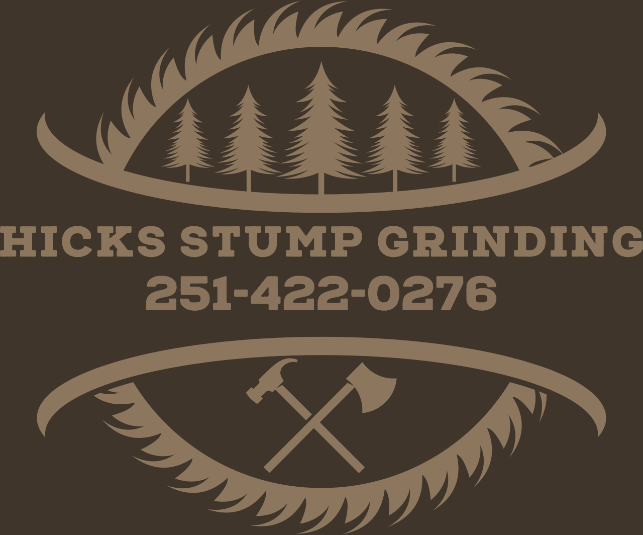 Hicks Stump Grinding's logo