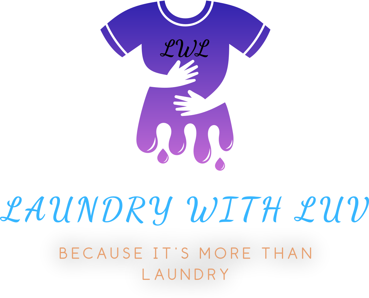 Laundry with Luv's logo