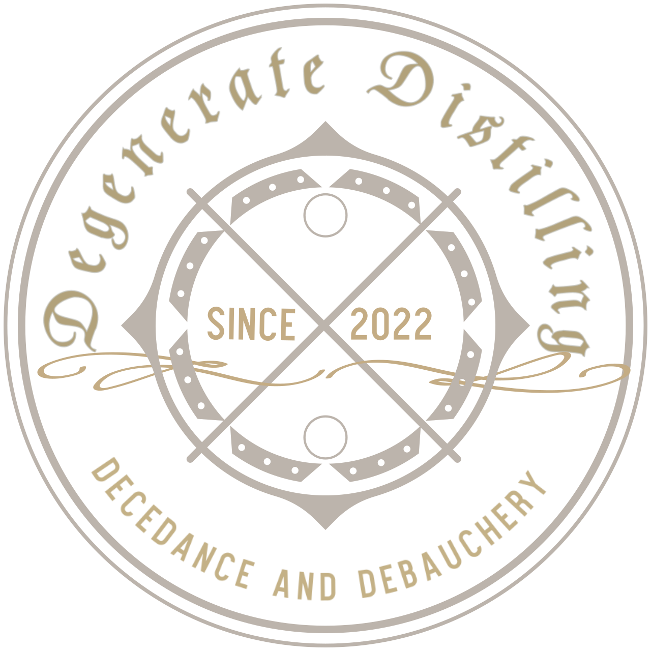 Degenerate Distilling's logo