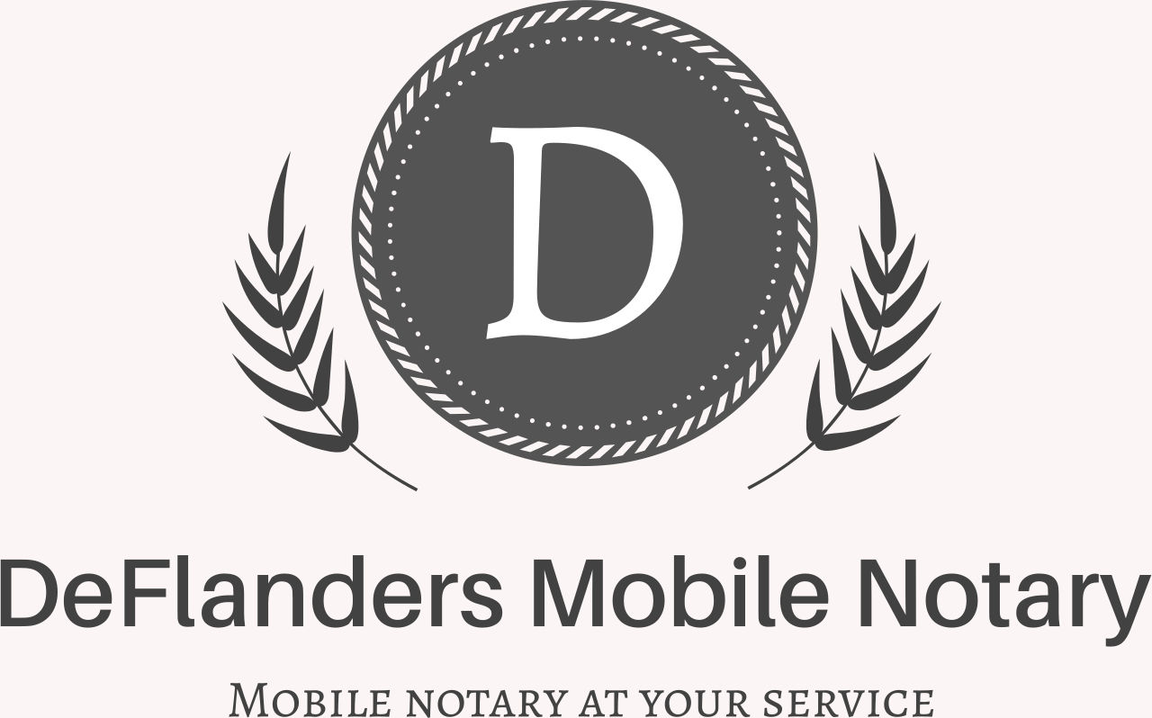 DeFlanders Mobile Notary 's logo