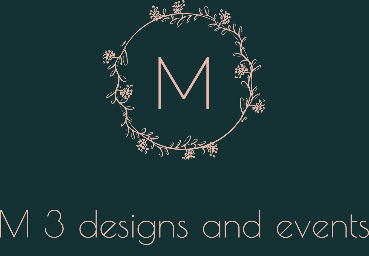 M 3 designs and events's logo