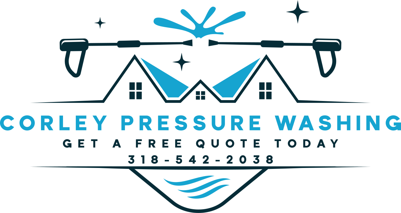 corley pressure washing's logo