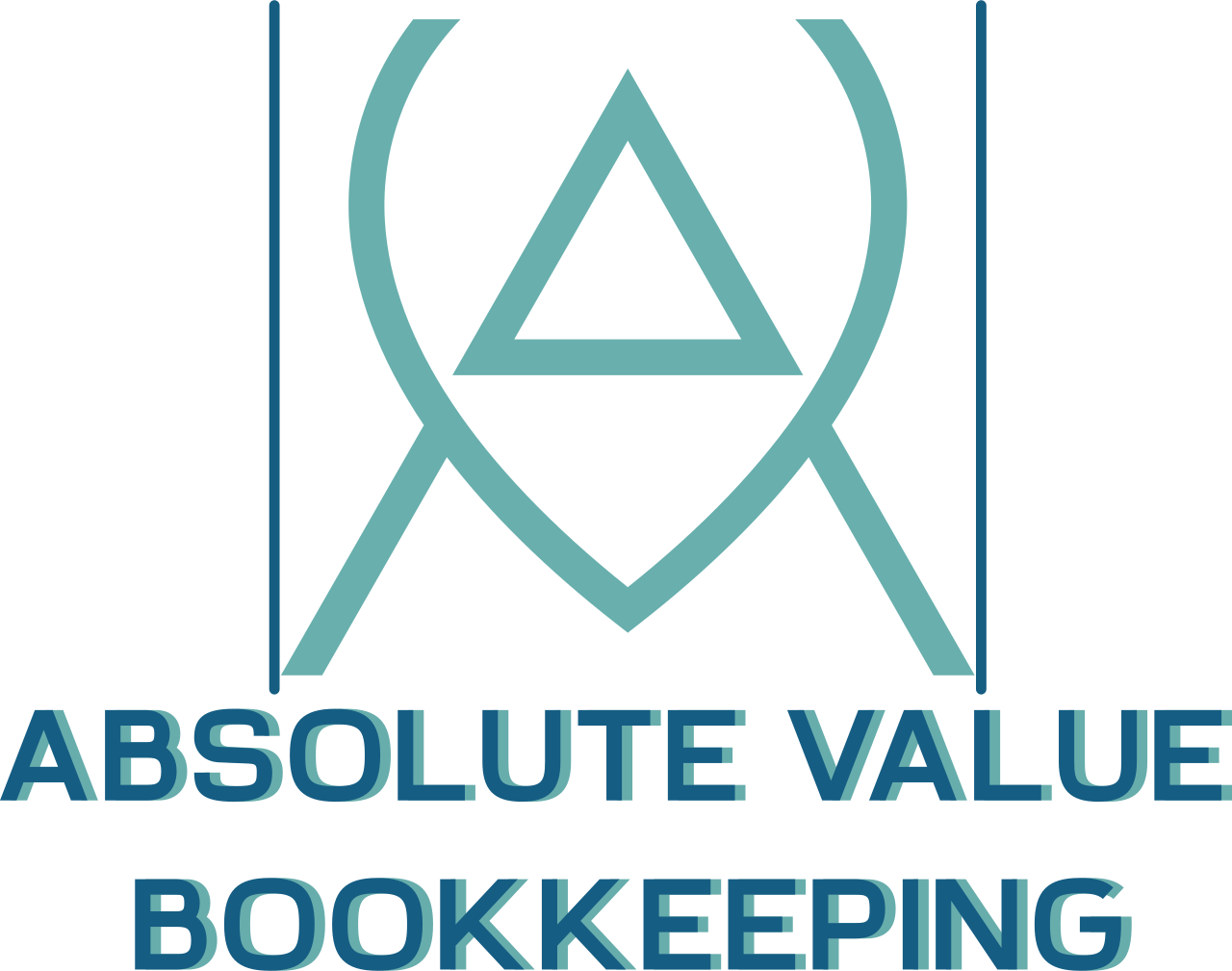 Absolute Value 
bookkeeping's logo