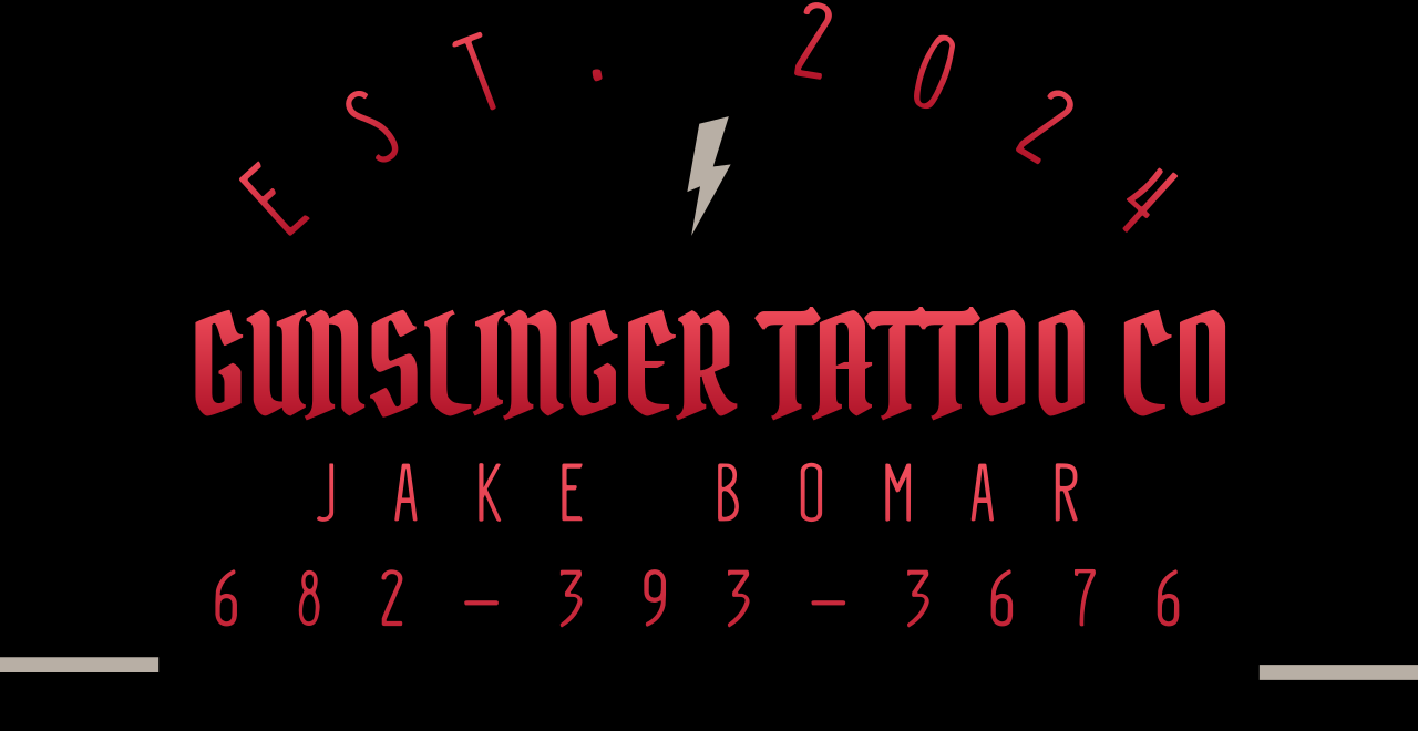 Gunslinger tattoo co's logo
