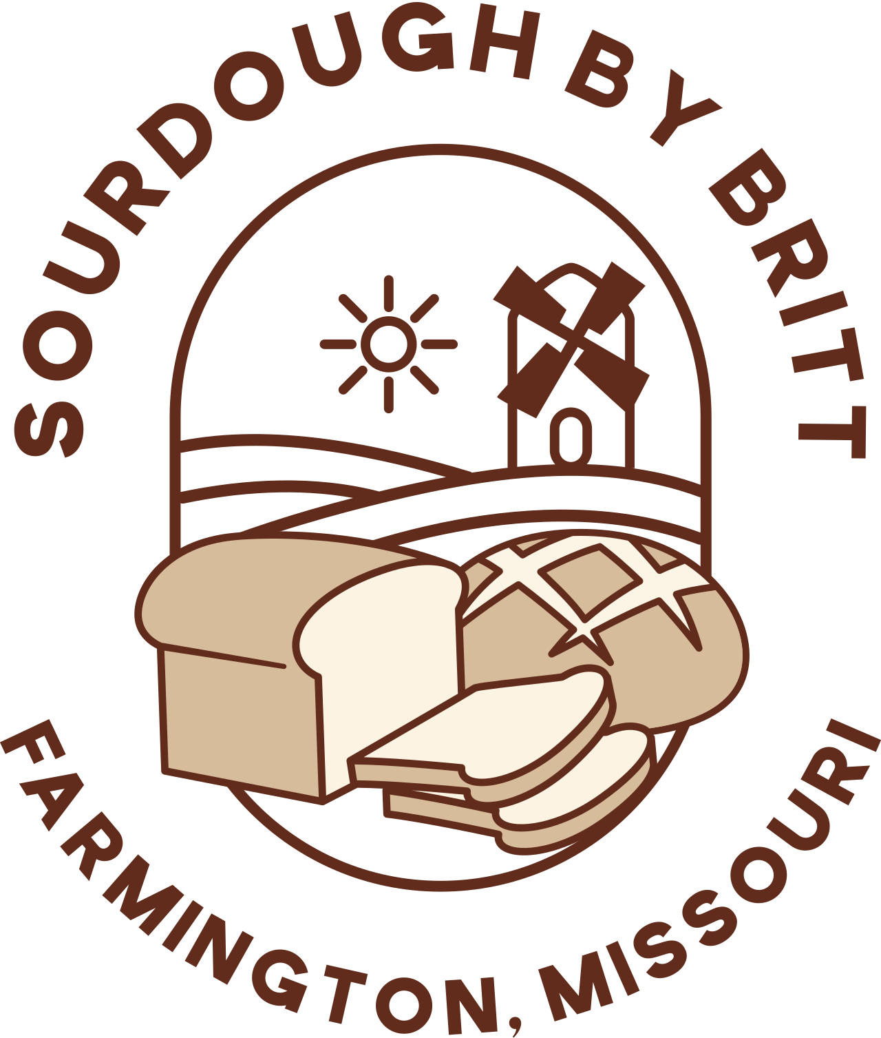 Sourdough by Britt's logo