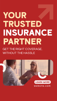 Corporate Trusted Insurance Partner Instagram reel Image Preview