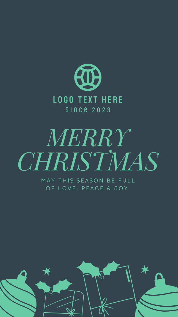 Merry Christmas Instagram Story Design