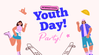 Youth Party Facebook Event Cover Design