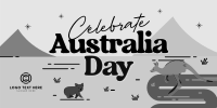 Australia Day Landscape Twitter Post Design