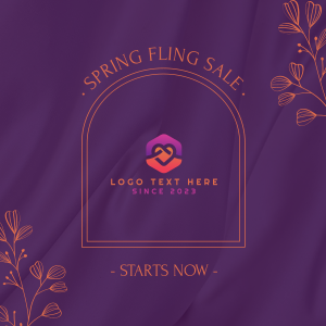 Spring Fling Sale Instagram post Image Preview
