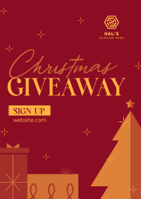 Christmas Holiday Giveaway Poster Image Preview