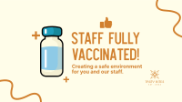 Vaccinated Staff Announcement Facebook Event Cover Image Preview