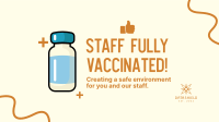 Vaccinated Staff Announcement Facebook Event Cover Image Preview