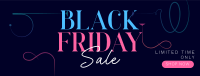 Classic Black Friday Sale Facebook cover Image Preview