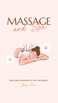 Serene Massage Facebook Story Design