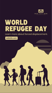 Refugee Day Awareness Facebook Story Design
