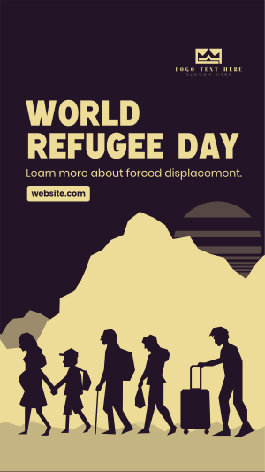 Refugee Day Awareness Facebook story Image Preview