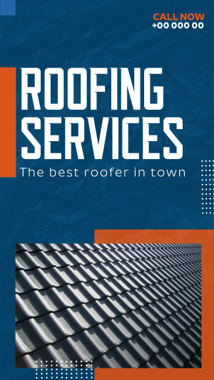 Roofing Services Instagram story Image Preview