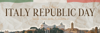 Elegant Italy Republic Day Twitter header (cover) Image Preview