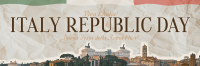 Elegant Italy Republic Day Twitter Header Image Preview