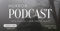 Horror Podcast Facebook ad Image Preview