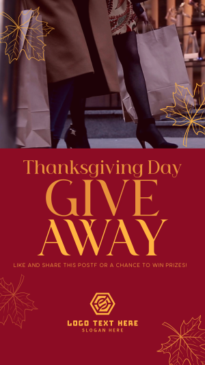 Massive Giveaway this Thanksgiving Facebook story Image Preview