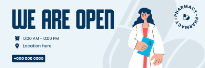 Open Pharmacy Twitter header (cover) Image Preview