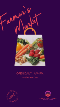 Market Bag Facebook story Image Preview