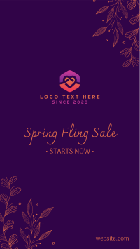 Spring Sale Ornamental Facebook story Image Preview