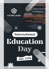 Happy Education Day  Poster Design