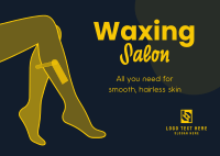 Waxing Salon Postcard Design