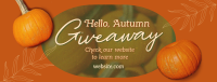 Hello Autumn Giveaway Facebook cover Image Preview