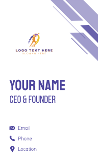 People Coaching Leadership Business Card Design