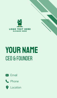 Leprechaun Clover Hat  Business Card Design